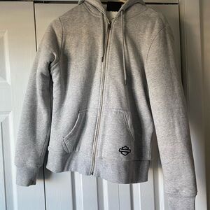 Harley-Davidson Gray Sherpa Lined Jacket - Large, Excellent condition